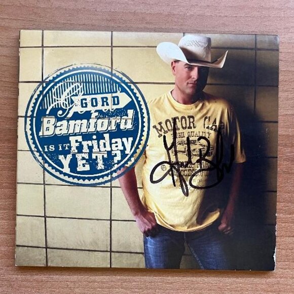 Gord Bamford Autographed CD & Non-Fiction Gray Hoody - Picture 3 of 3